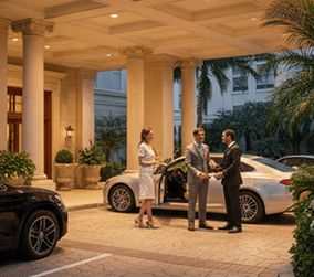 Hotel entrance